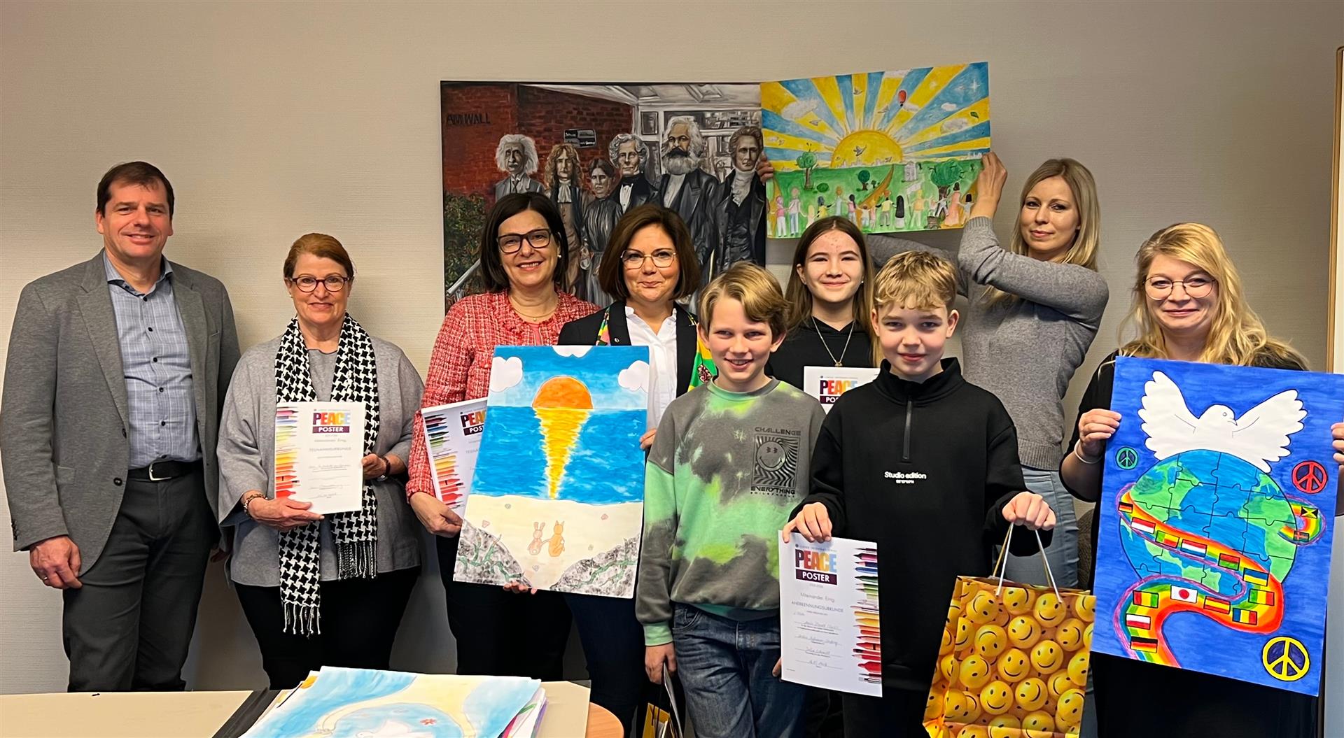 Gruppe ausgeschnitten