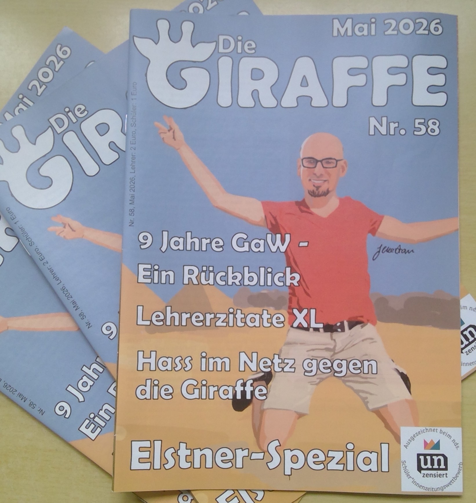 Deckblat Giraffe 2026